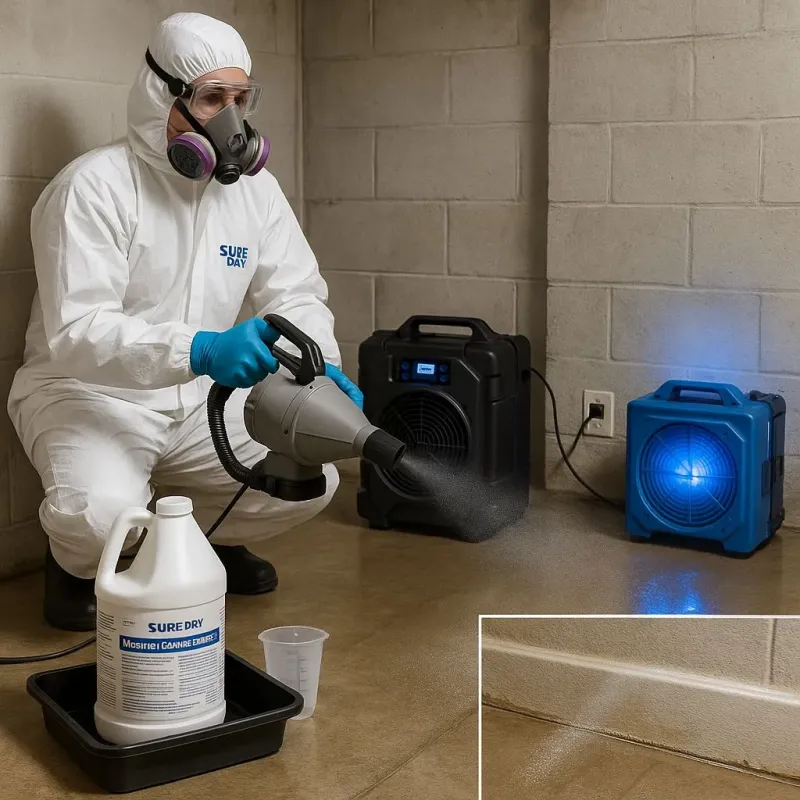 Sanitization and Odor Removal process in Middle Island, NY